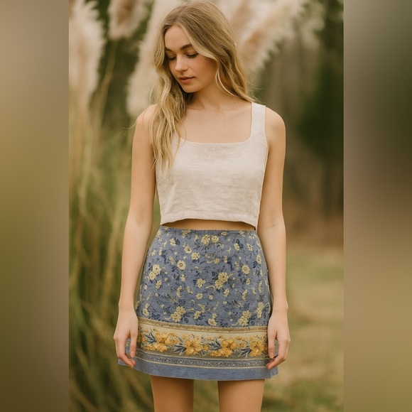 Talbots Dresses & Skirts - TALBOTS Linen Blend Skirt